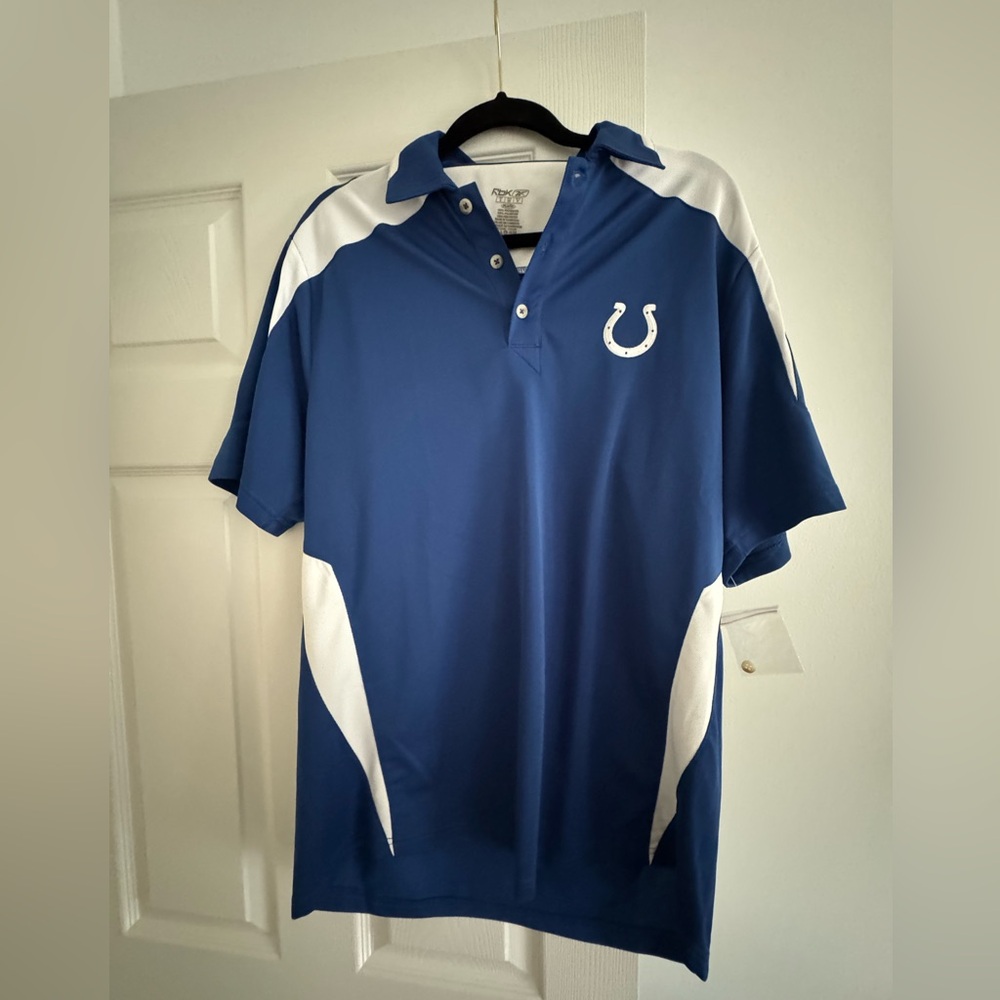 reebok colts polo